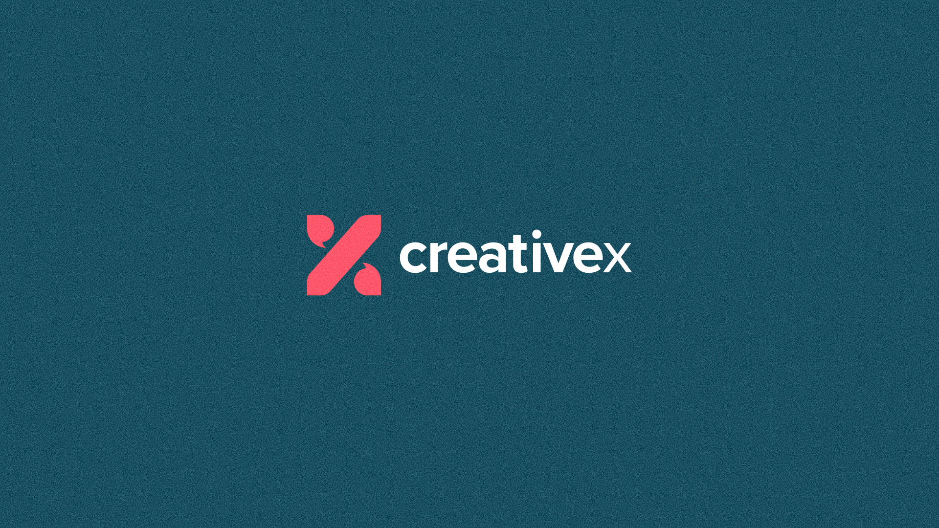 Logo on colored background